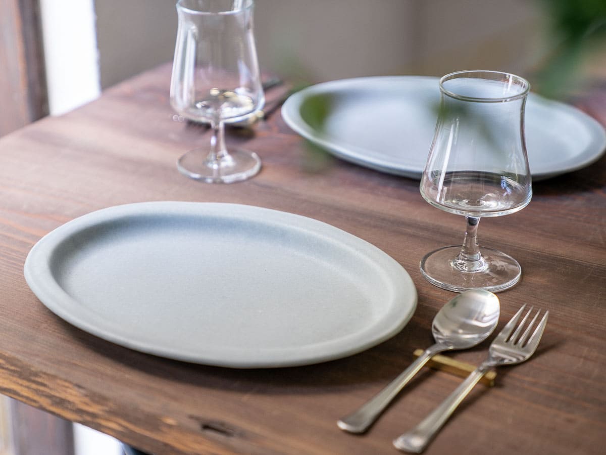 【ふたりの時間を豊かに】オーバルプレートペアセット