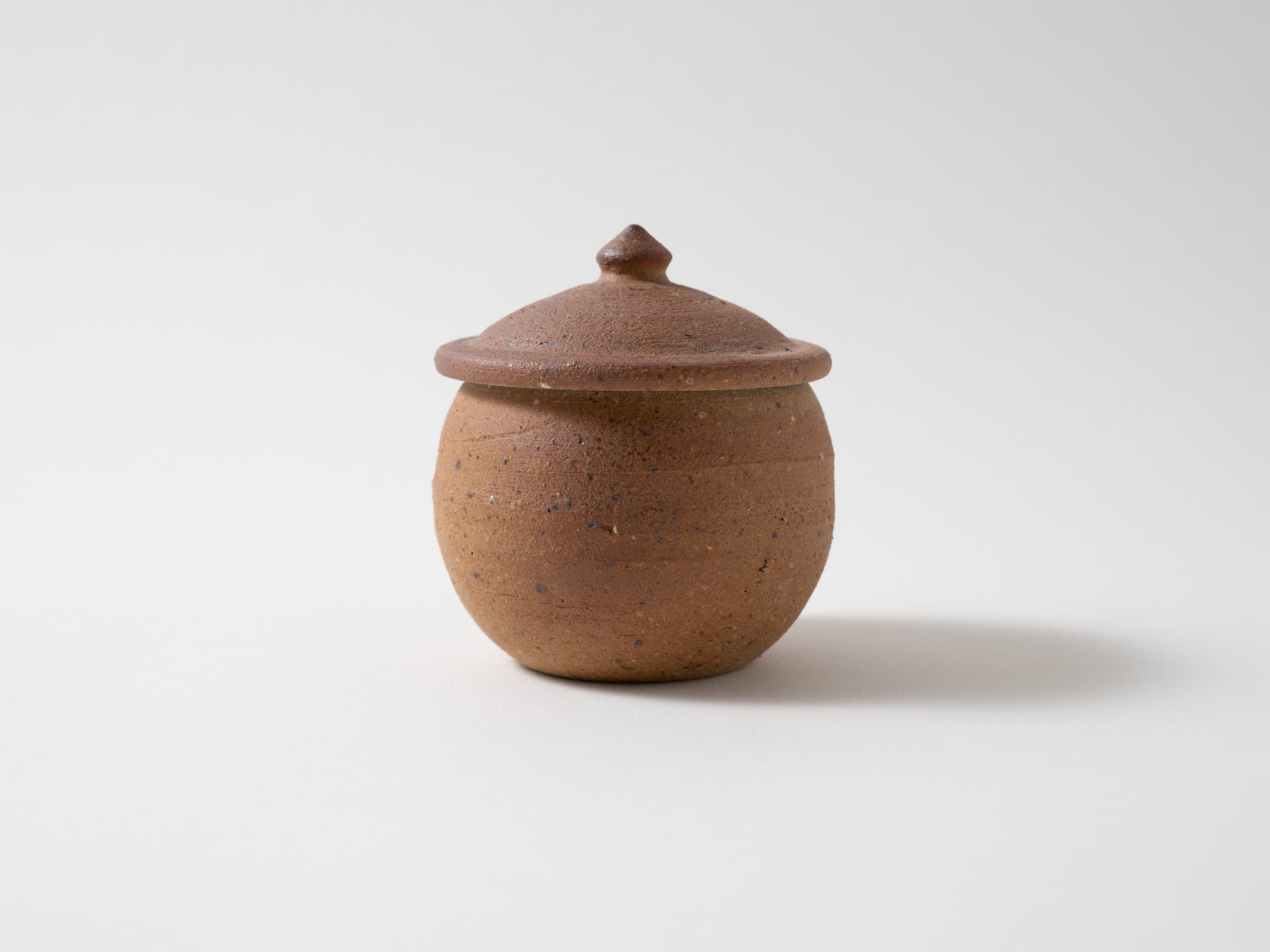 Salt pot S/round shape [Kawajiri Pottery]