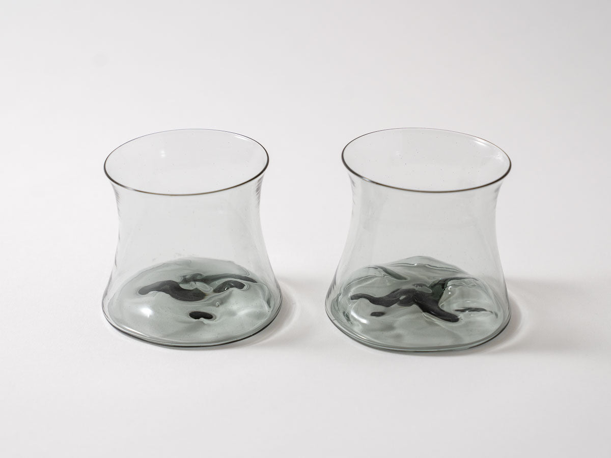 flowロックグラス グレー【古賀雄大ex25】