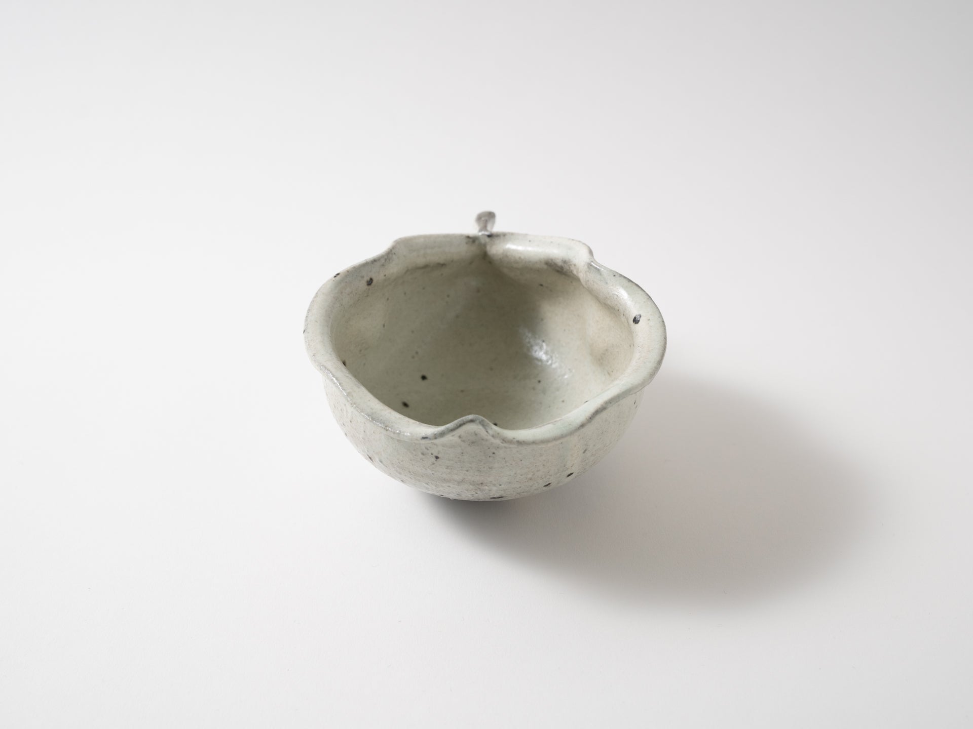 Blue ash pot, small [Furuya Ceramics_ex23]