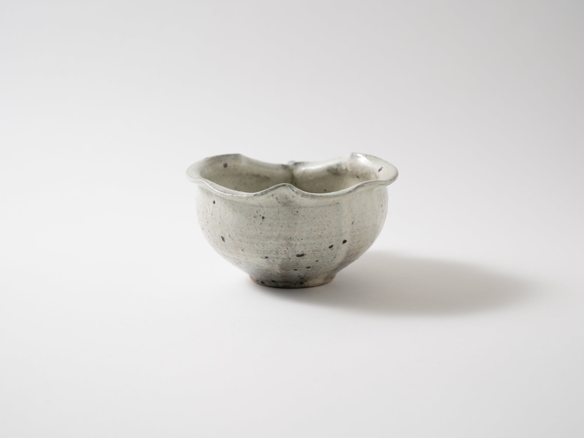 Blue ash pot, small [Furuya Ceramics_ex23]