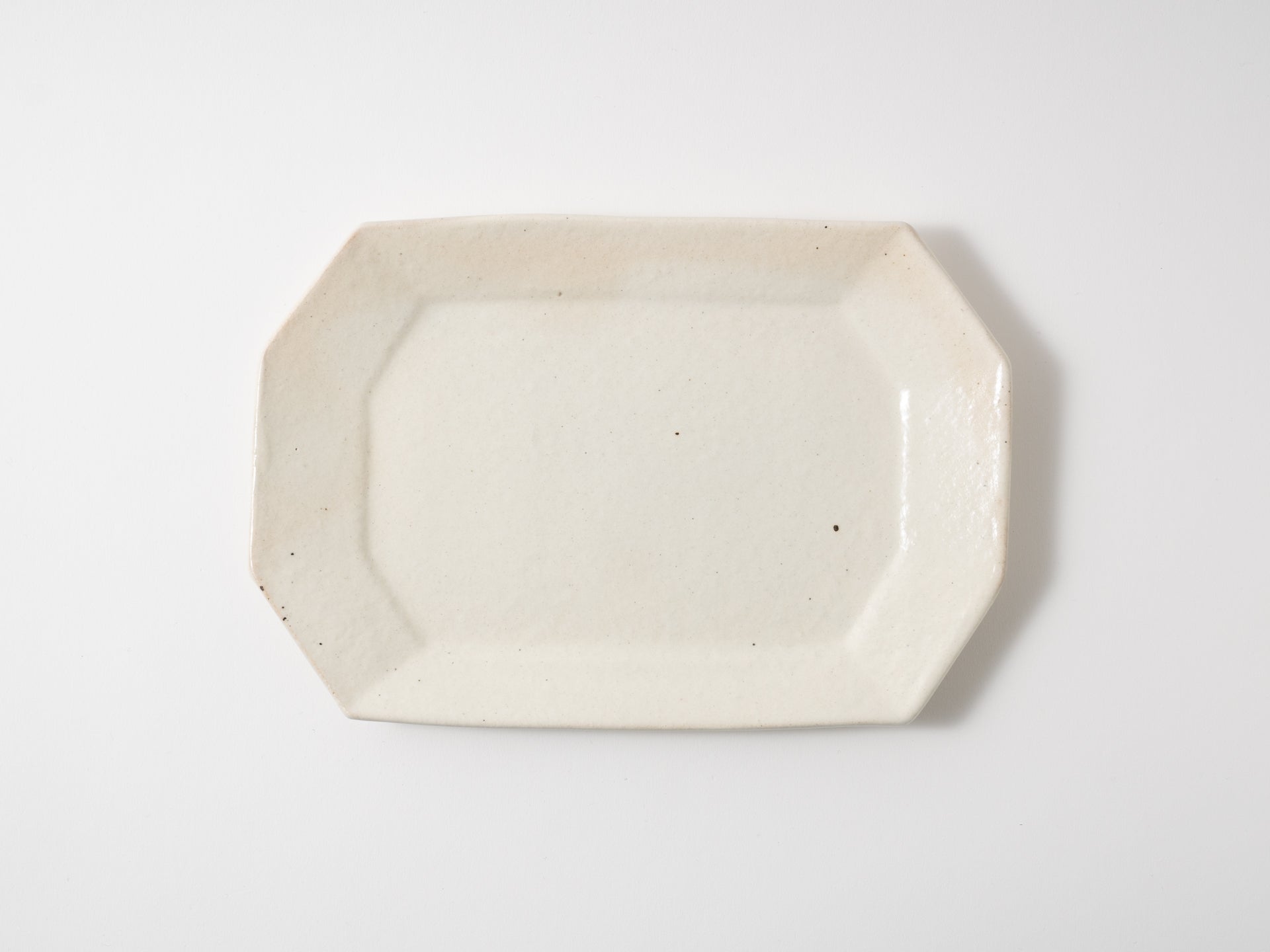 Tetsusan Octagonal Plate Small [Furuya Ceramics_ex23]
