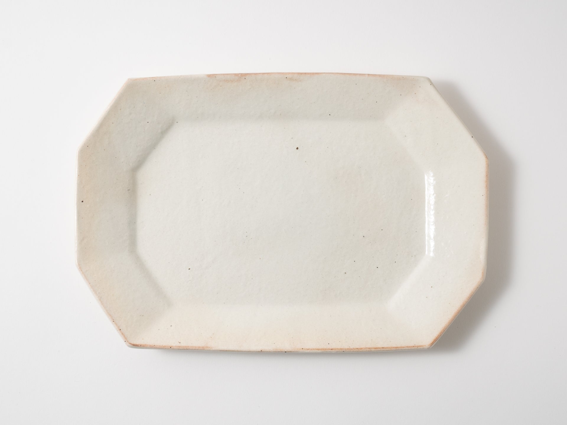 Tetsusan Octagonal Plate Large [Furuya Ceramics_ex23]