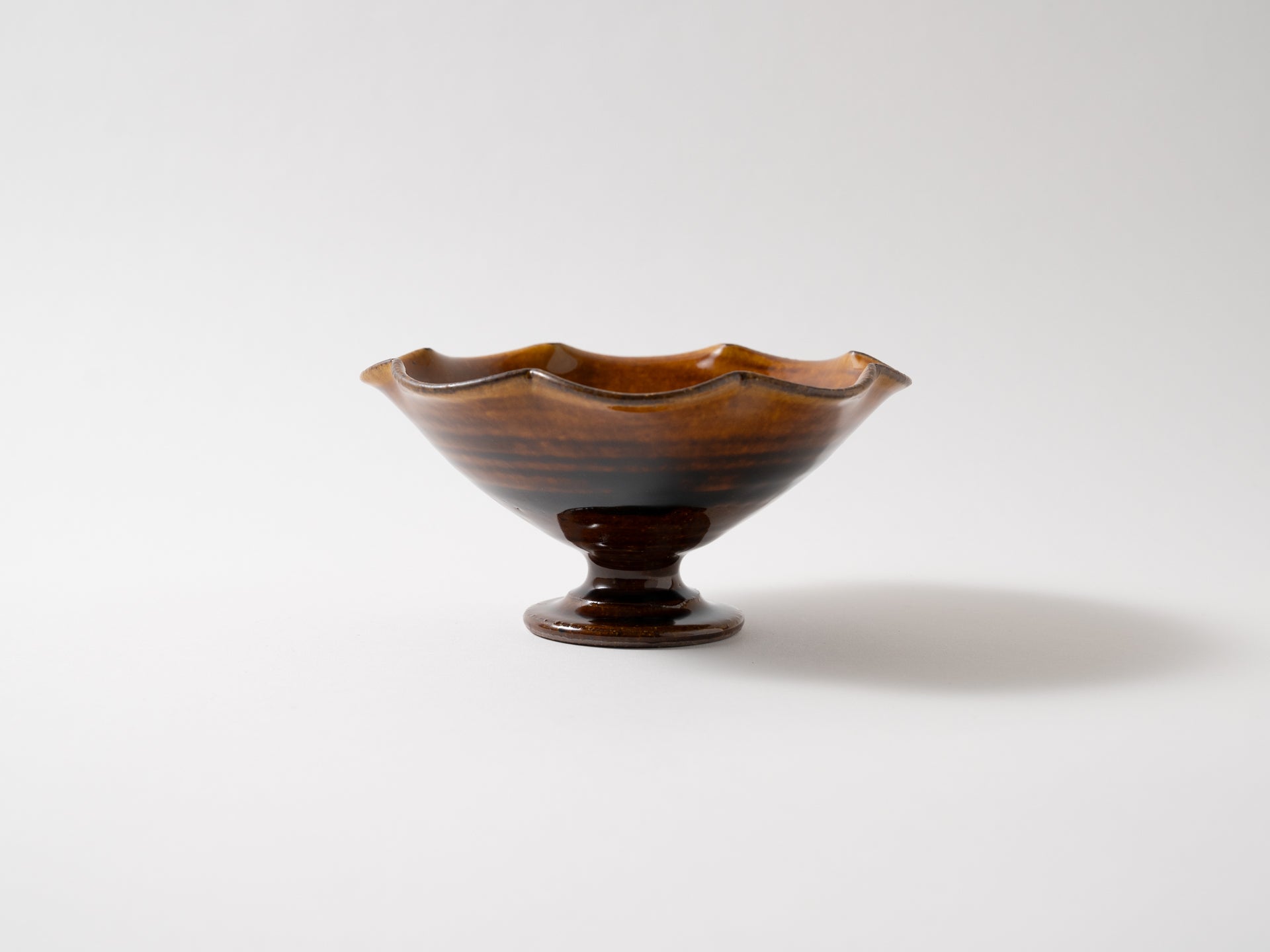 Ame glaze flower pot 15cm [Furuya Ceramics_ex23]