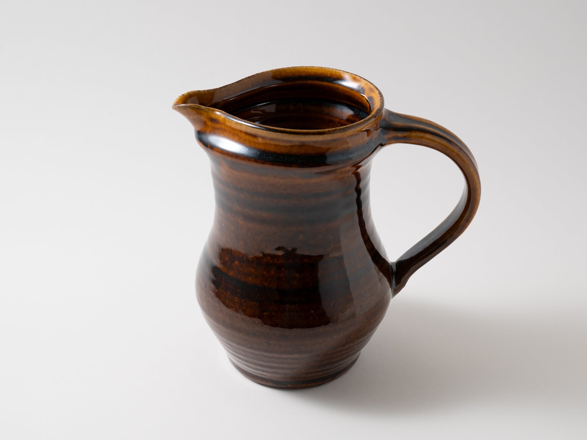 American glaze pitcher large (round) [Furuya Ceramics_ex23]
