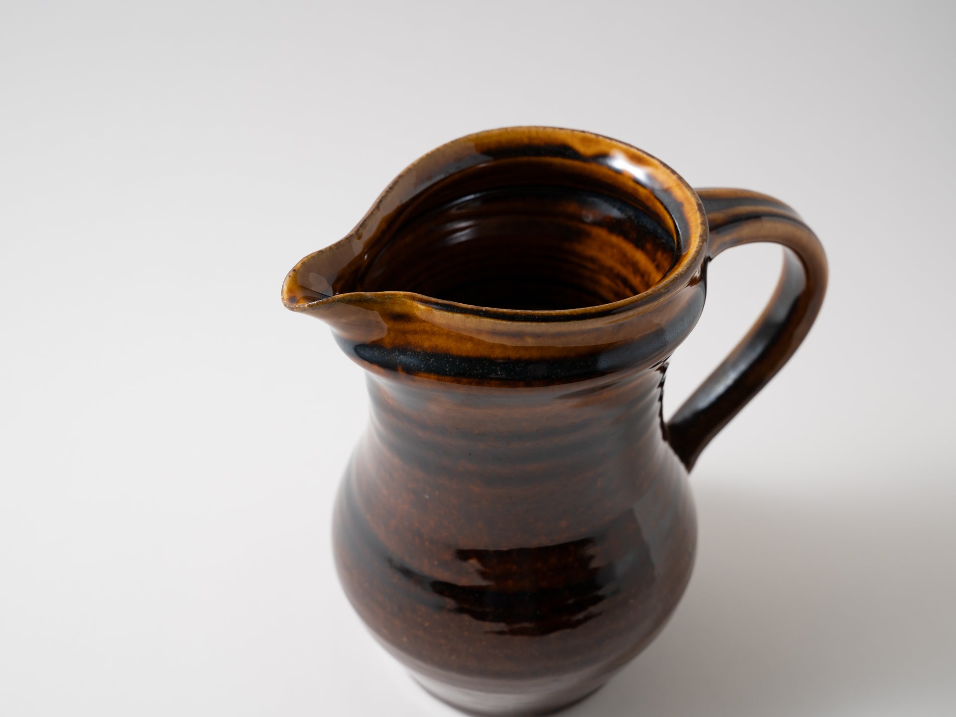 American glaze pitcher large (round) [Furuya Ceramics_ex23]