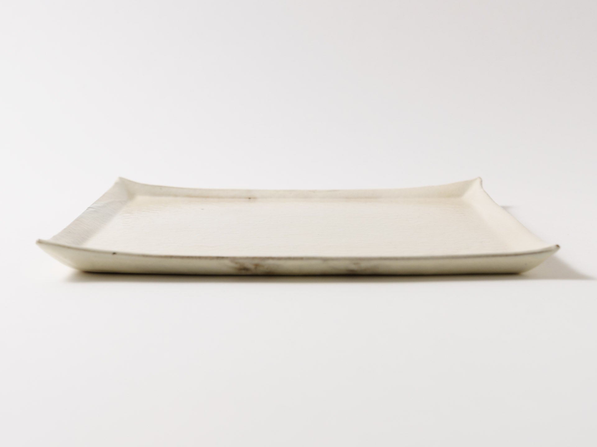 Tetsusan square plate [Furuya Pottery_ex23]