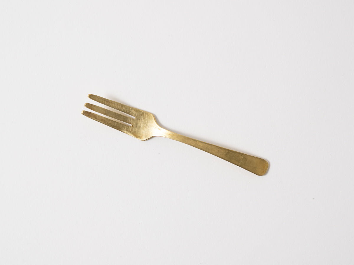 Brass mini fork [Kyoshi Haraguchi]