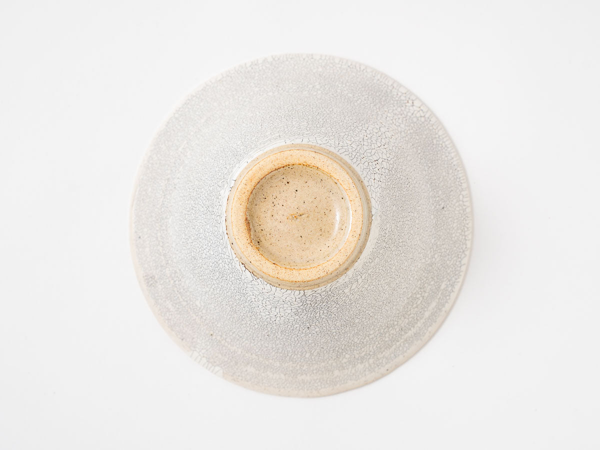 サビかいらぎ反4.8寸鉢【兵山窯】
