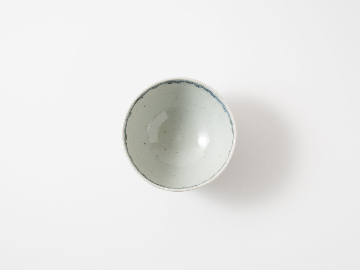 飯碗 牡丹唐草泉山釉【横田翔太郎】