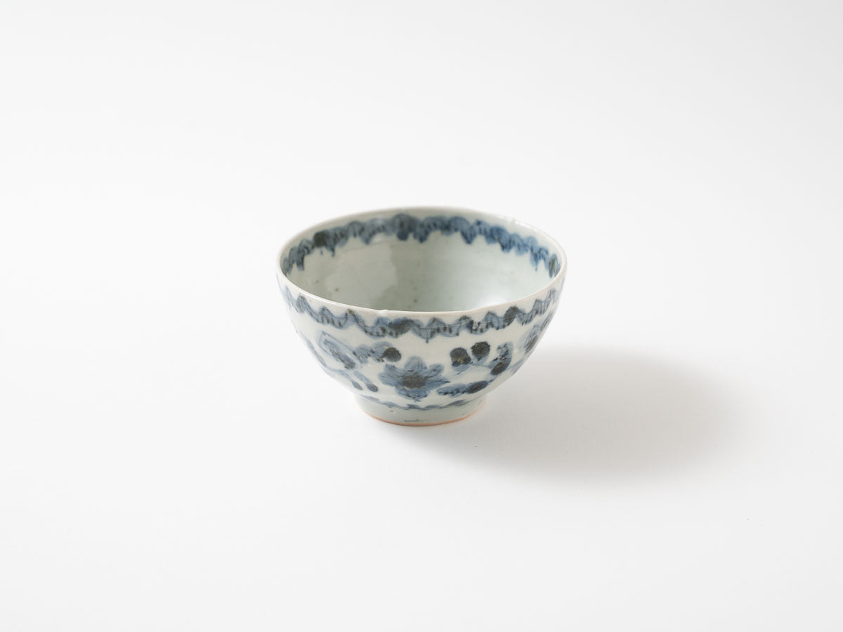 飯碗 牡丹唐草泉山釉【横田翔太郎】