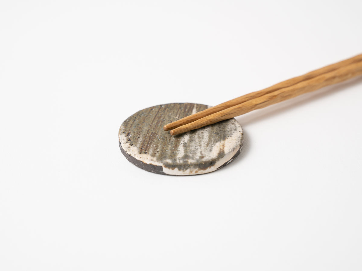 泥彩丸箸置き【平井悠一】