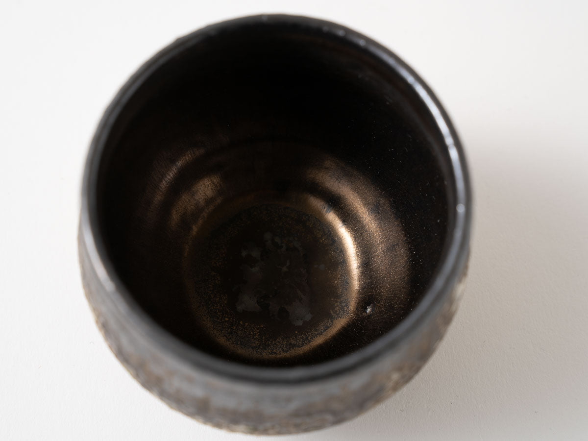 泥彩丸湯呑み【平井悠一】