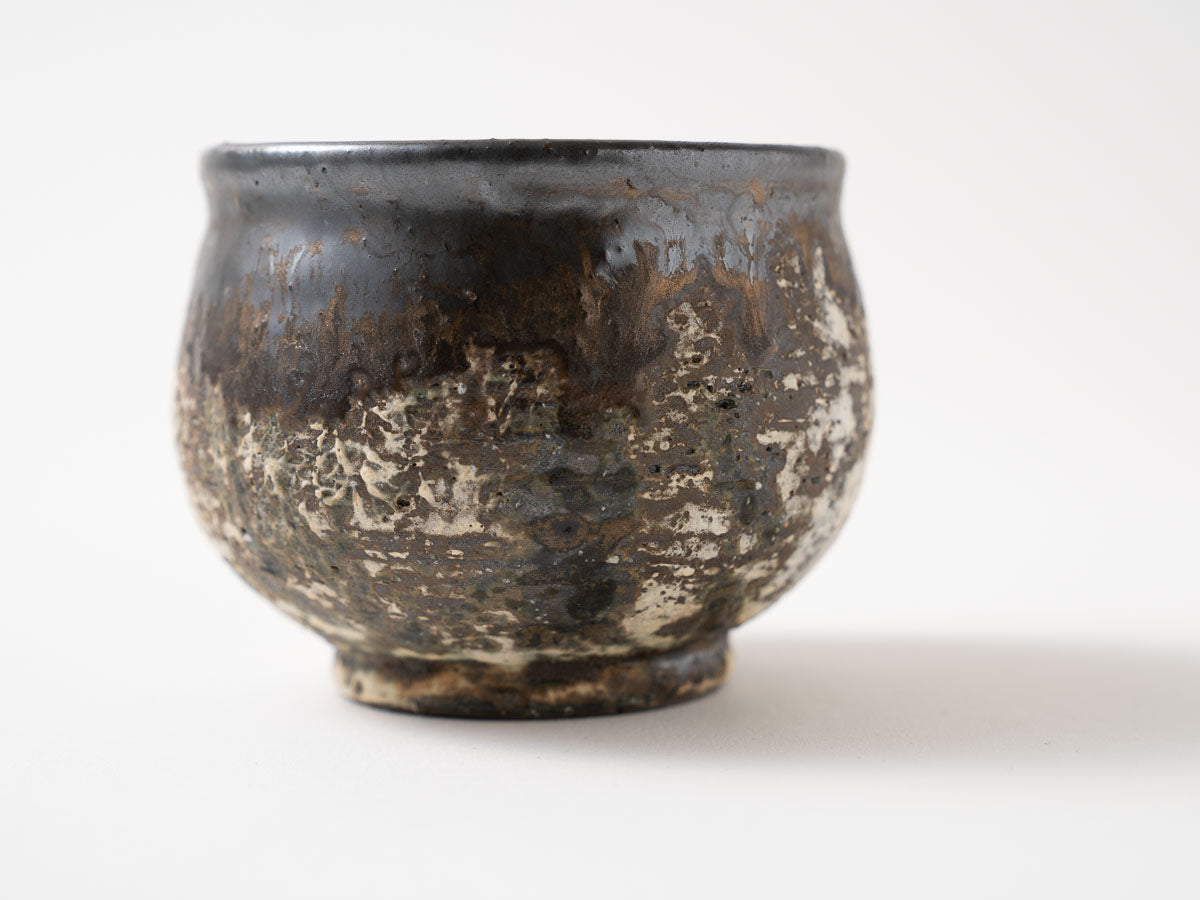 泥彩丸湯呑み【平井悠一】