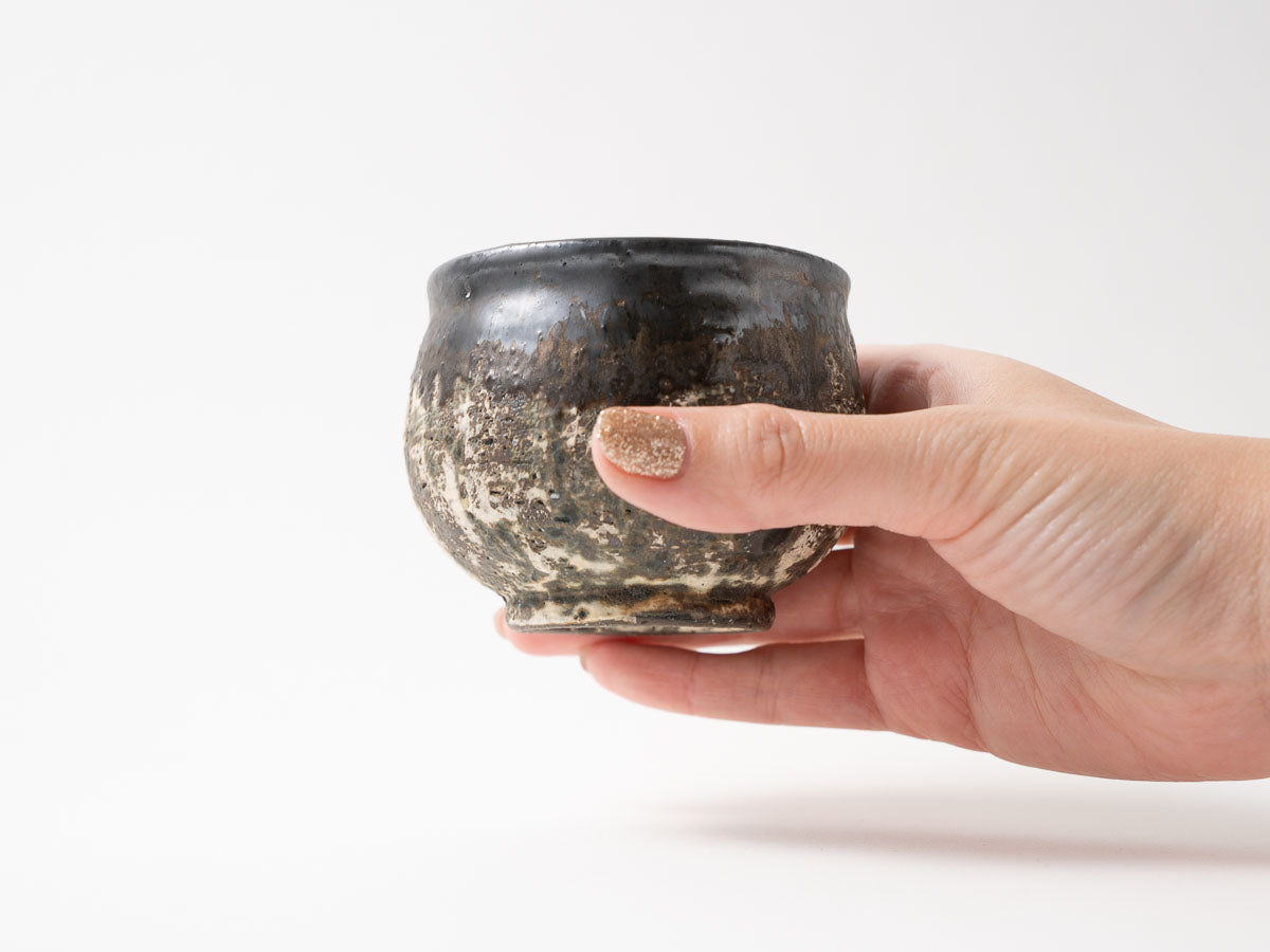 泥彩丸湯呑み【平井悠一】