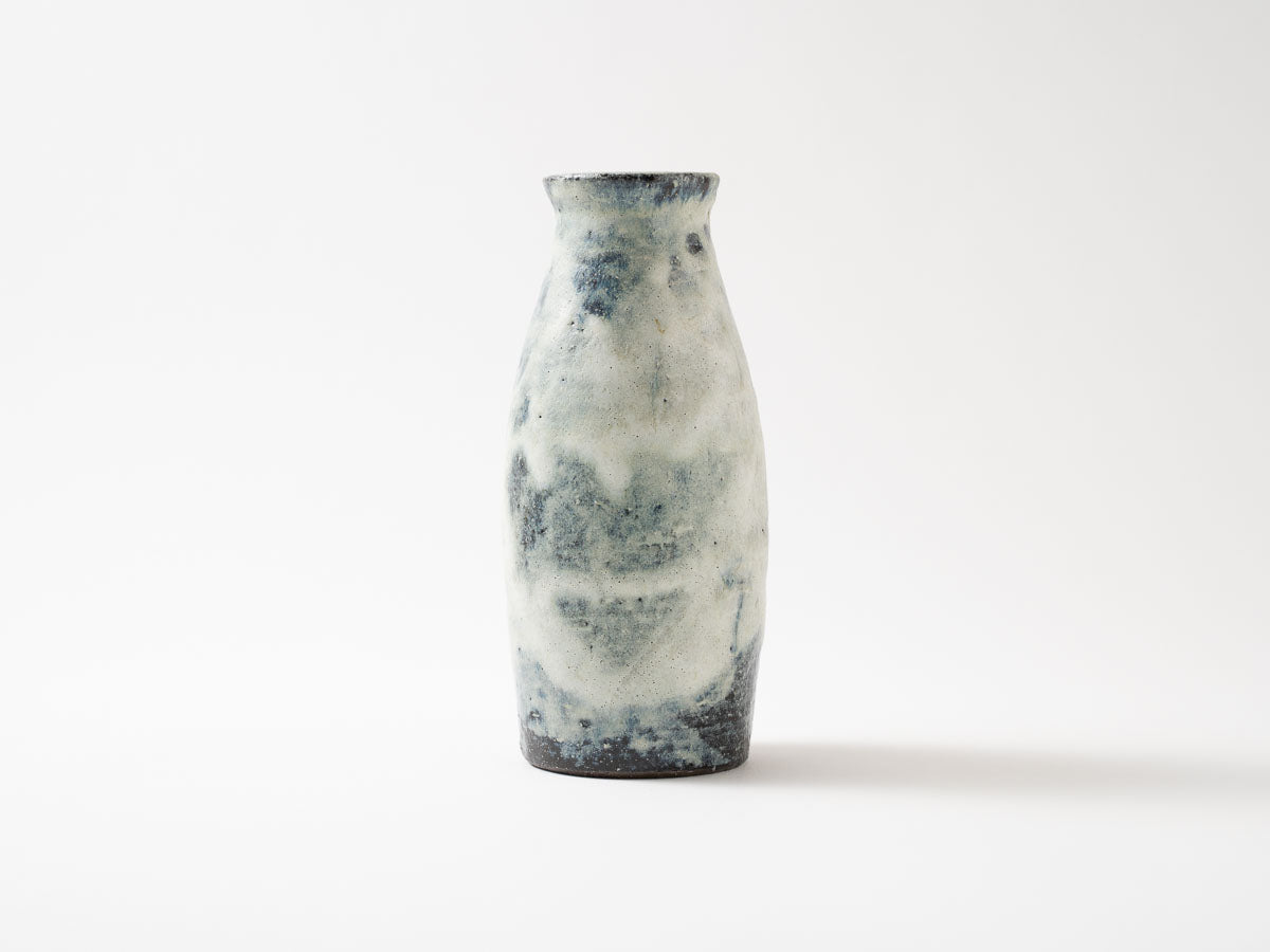 藁灰花器 中 b【平井悠一】