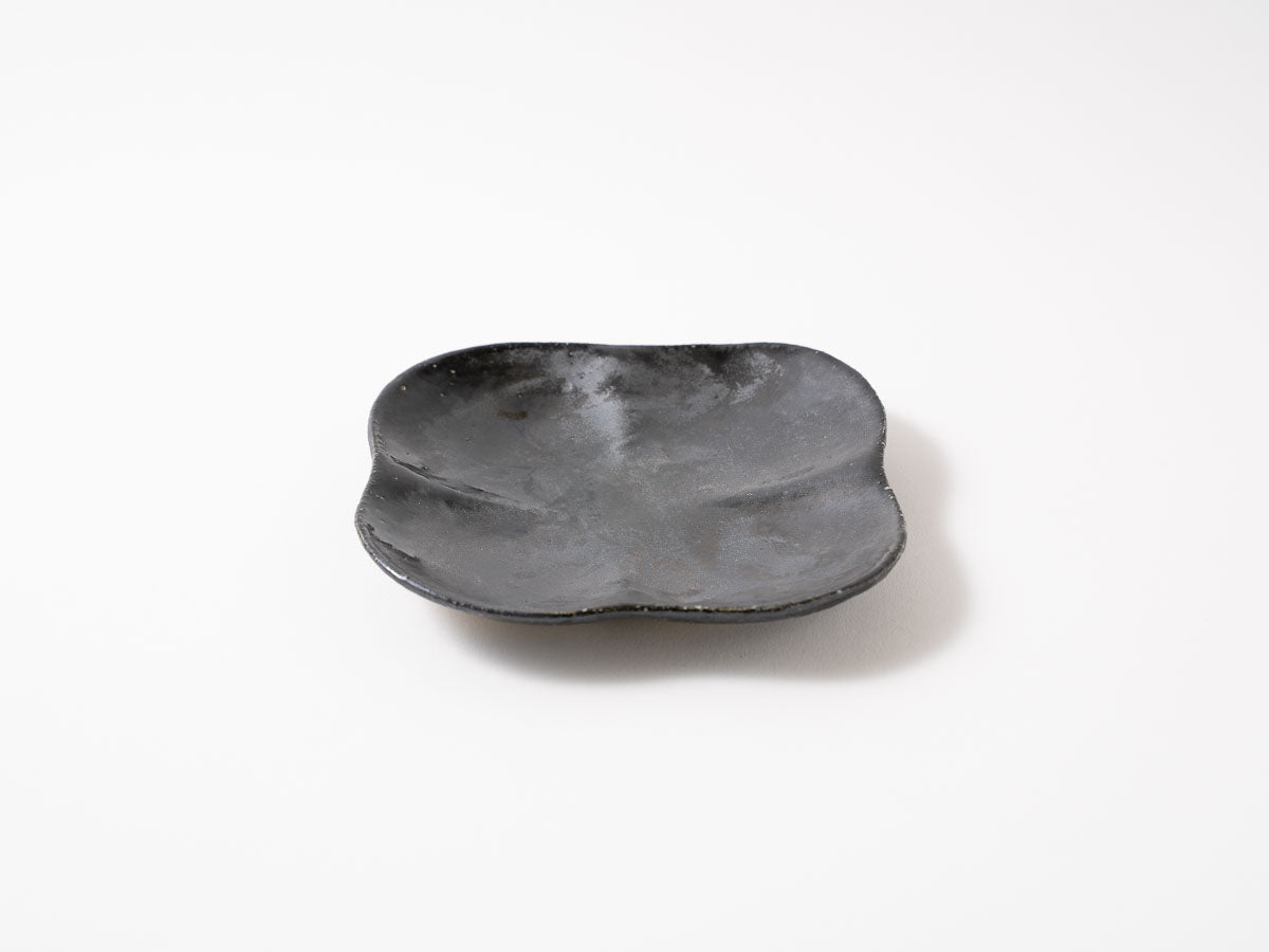 まるスクエアプレート M 黒【藤原志鈴香】