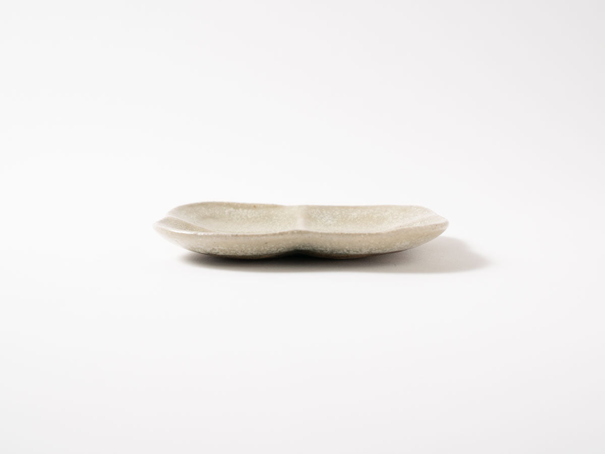 まるスクエアプレート M 白抹茶【藤原志鈴香】