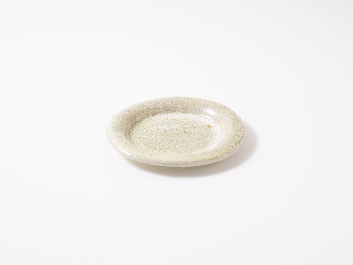 まるリムプレート S 白抹茶【藤原志鈴香】