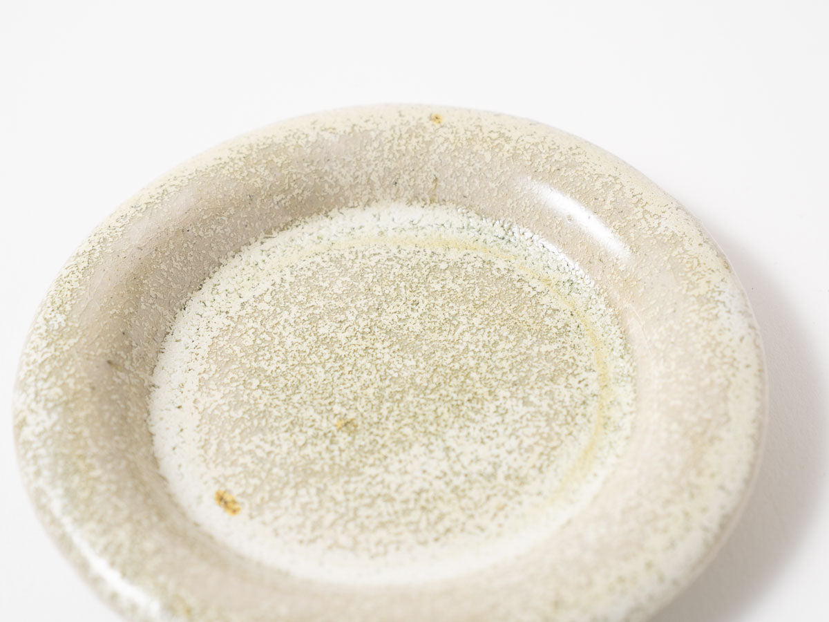 まるリムプレート S 白抹茶【藤原志鈴香】