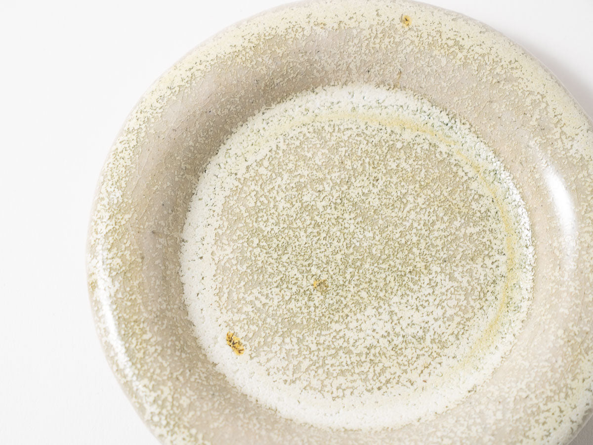 まるリムプレート S 白抹茶【藤原志鈴香】