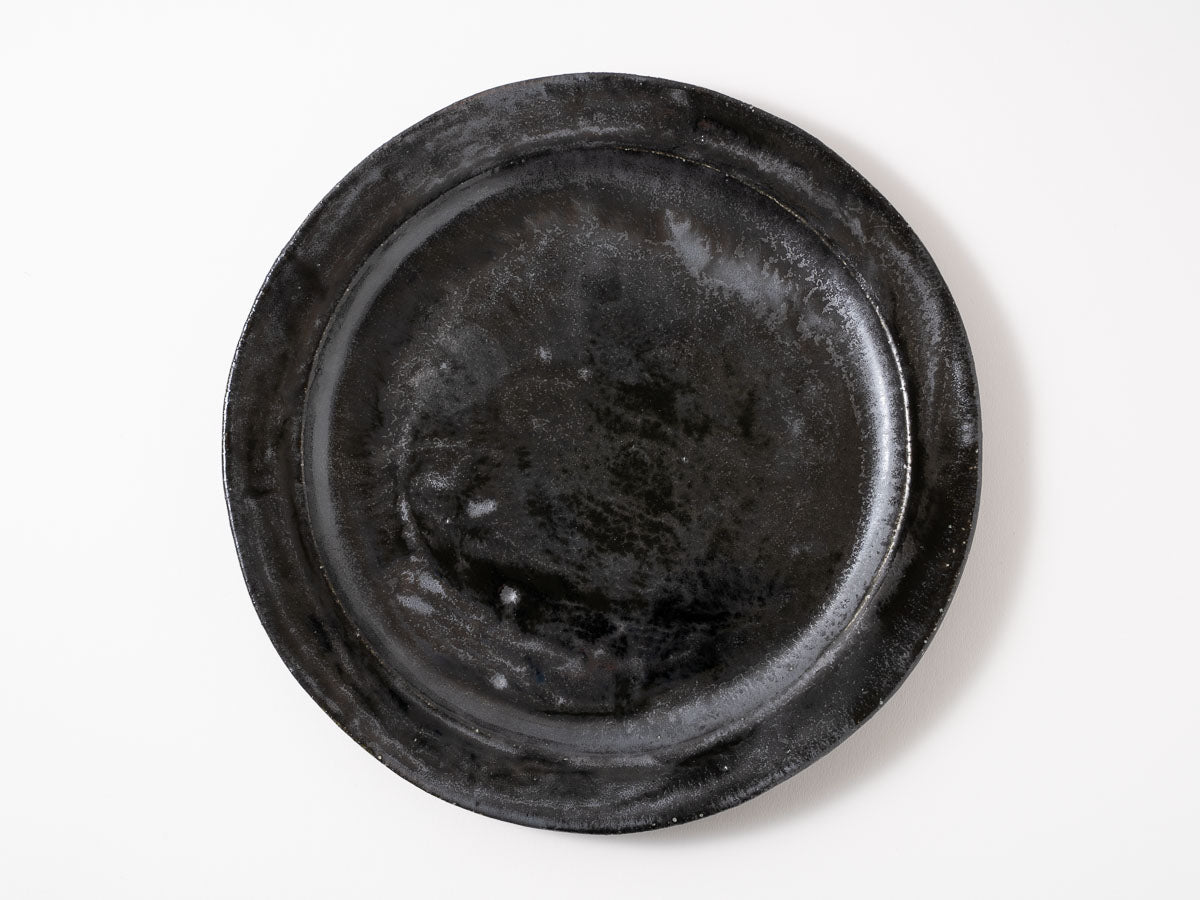 リムプレート 8寸 黒【藤原志鈴香】