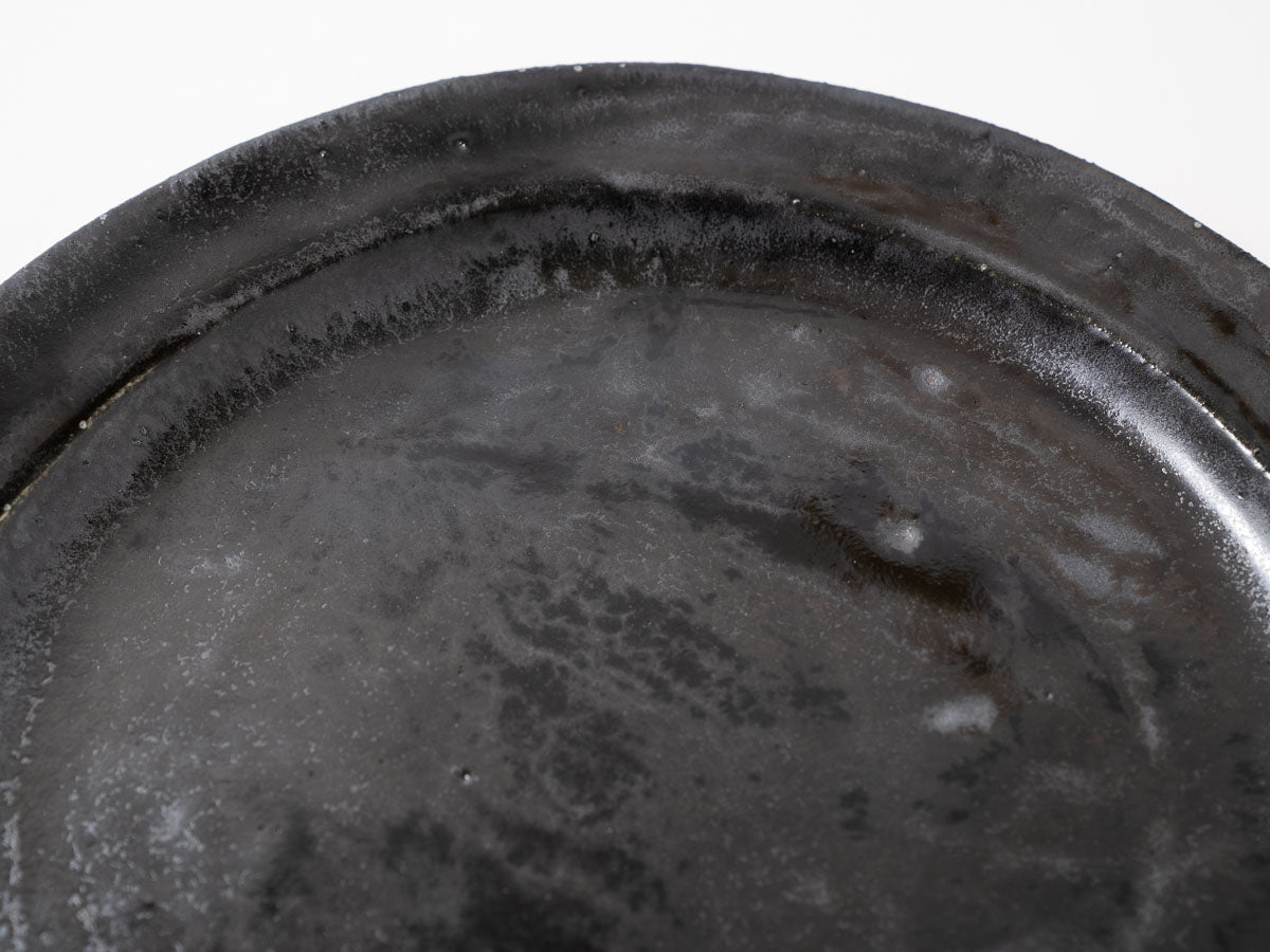 リムプレート 8寸 黒【藤原志鈴香】