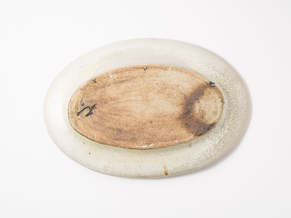 オーバル L 白抹茶【藤原志鈴香】