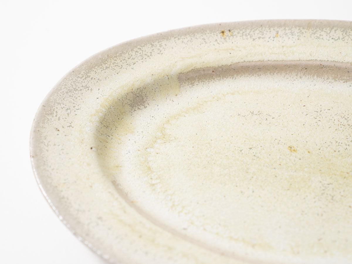 オーバル L 白抹茶【藤原志鈴香】