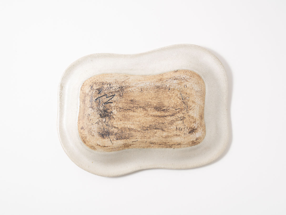 ながオド鉢 L 白【藤原志鈴香】