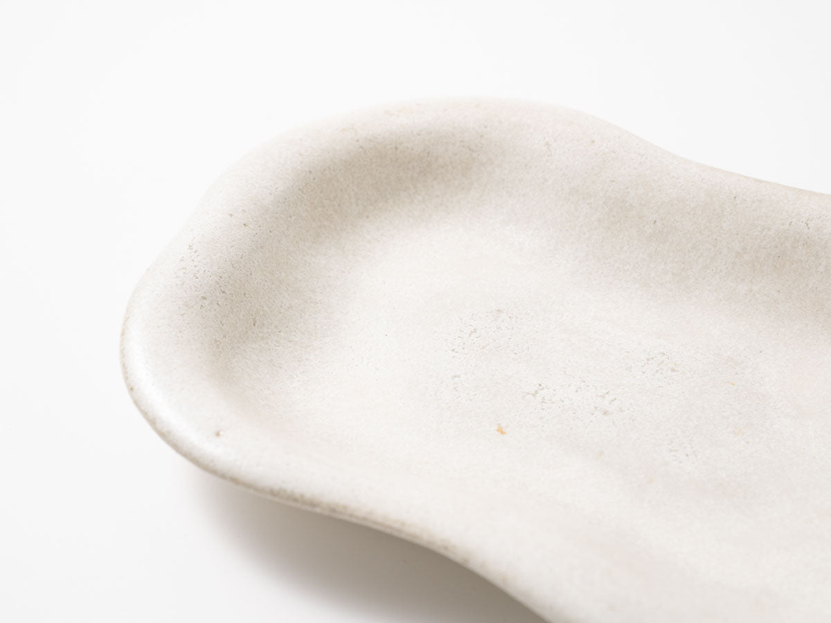 ながオド鉢 L 白【藤原志鈴香】