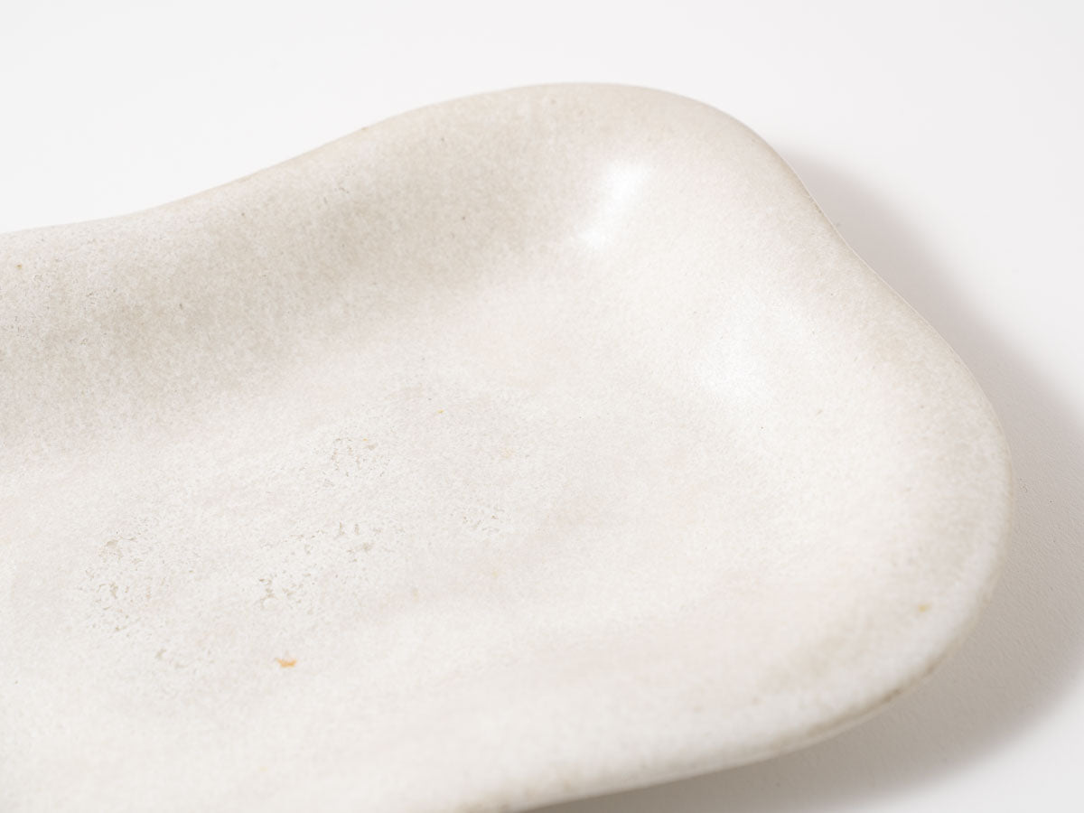 ながオド鉢 L 白【藤原志鈴香】