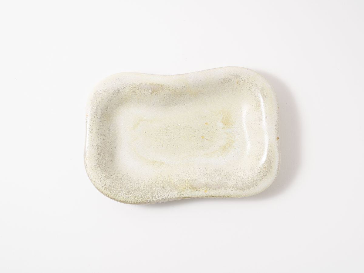 ながオド鉢 M 白抹茶【藤原志鈴香】