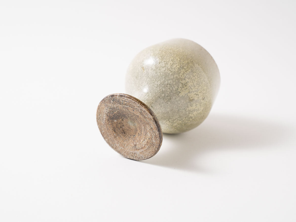 ゴブレット 白抹茶【藤原志鈴香】