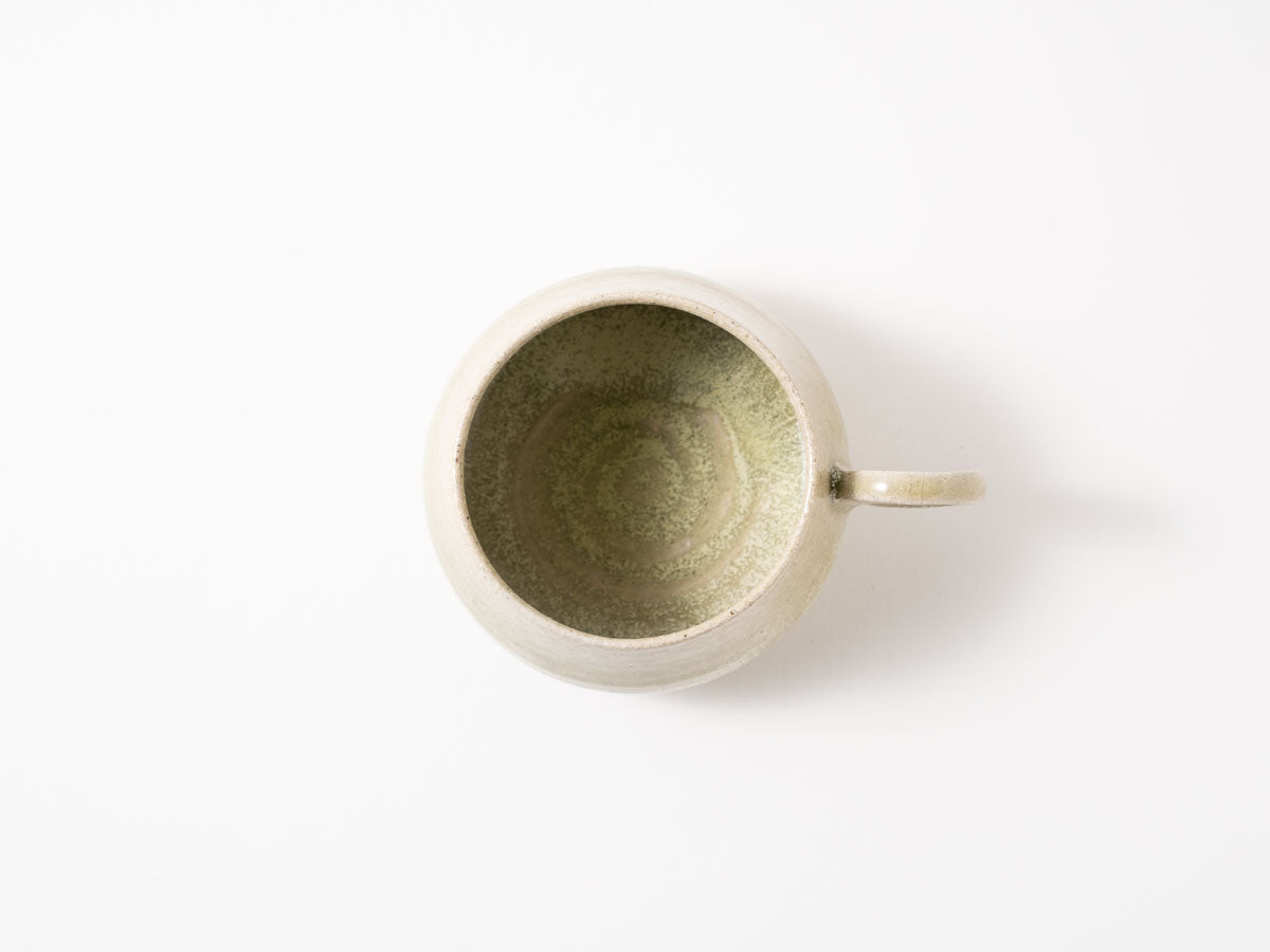 スープカップ L 白抹茶【藤原志鈴香】
