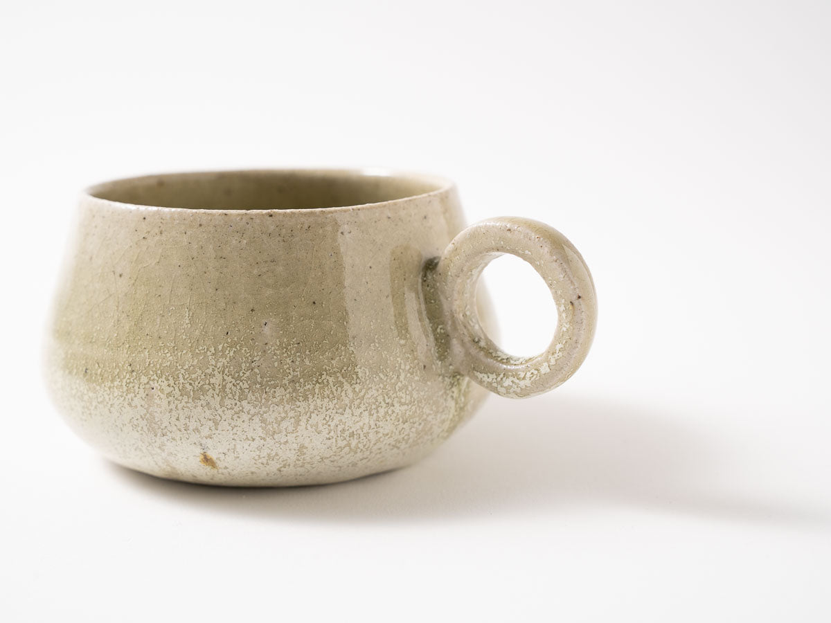 スープカップ L 白抹茶【藤原志鈴香】