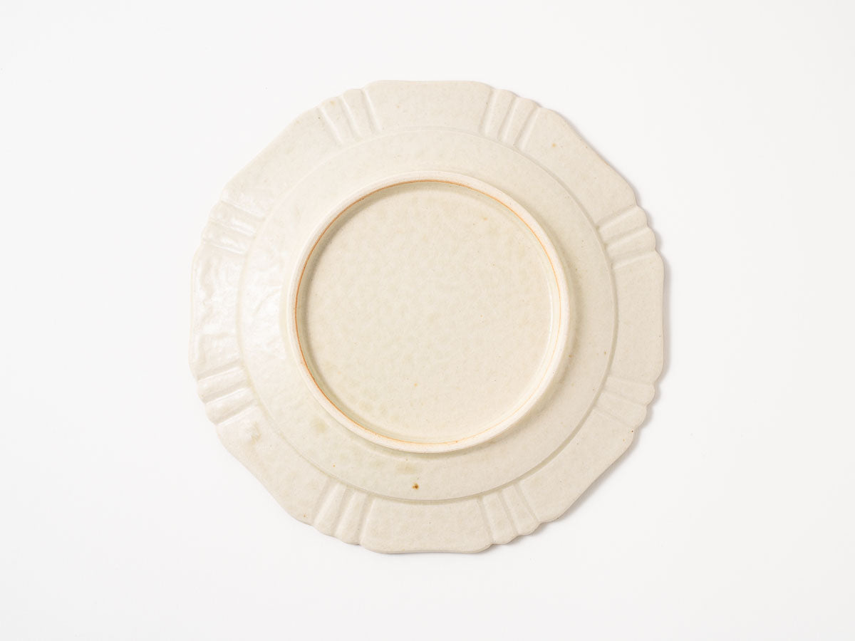 チューリップ紋輪花リム皿【山崎瞳】