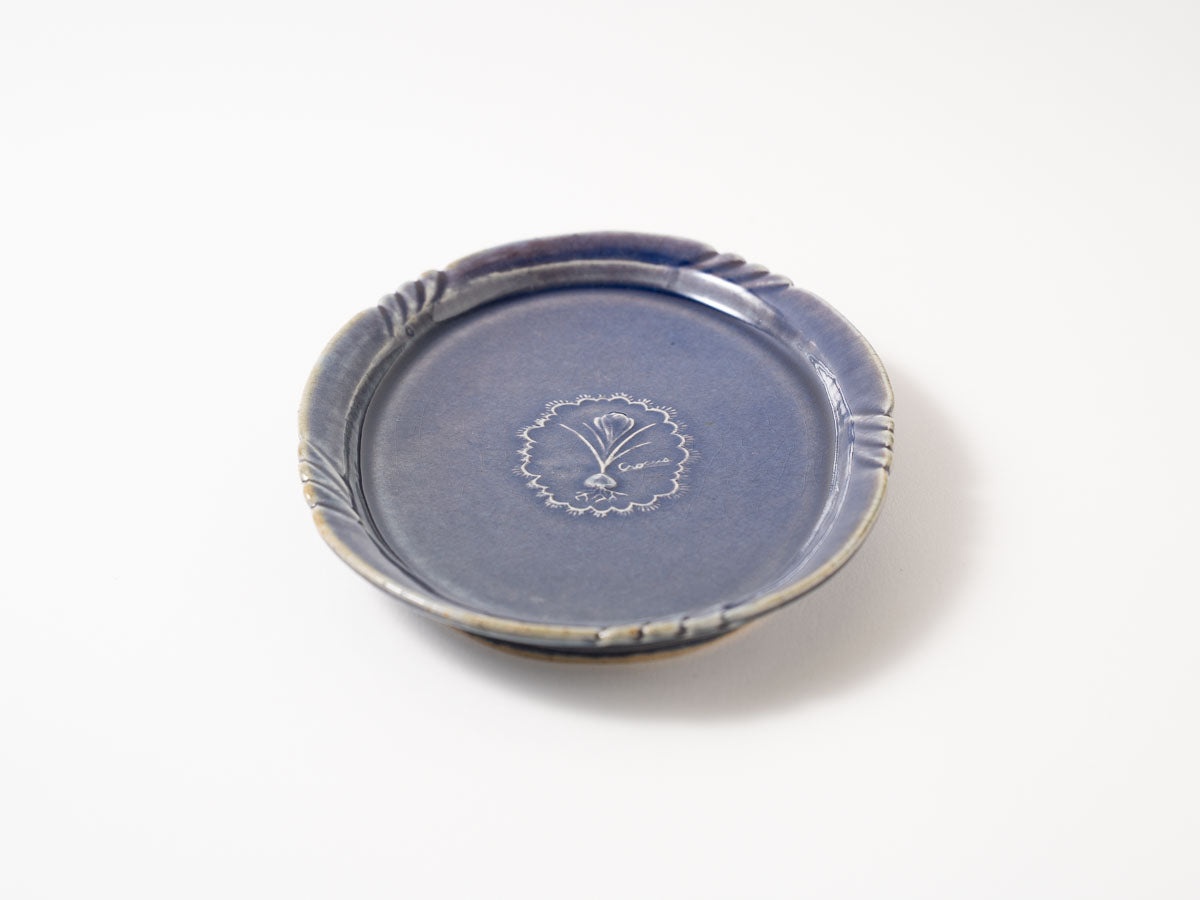 フリルリム楕円皿 b【山崎瞳】