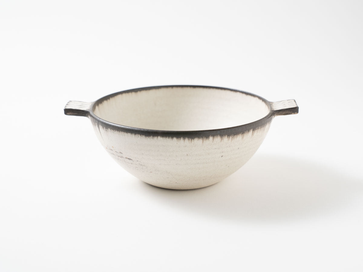 耳付スープボウル 大 白【山本雅則】