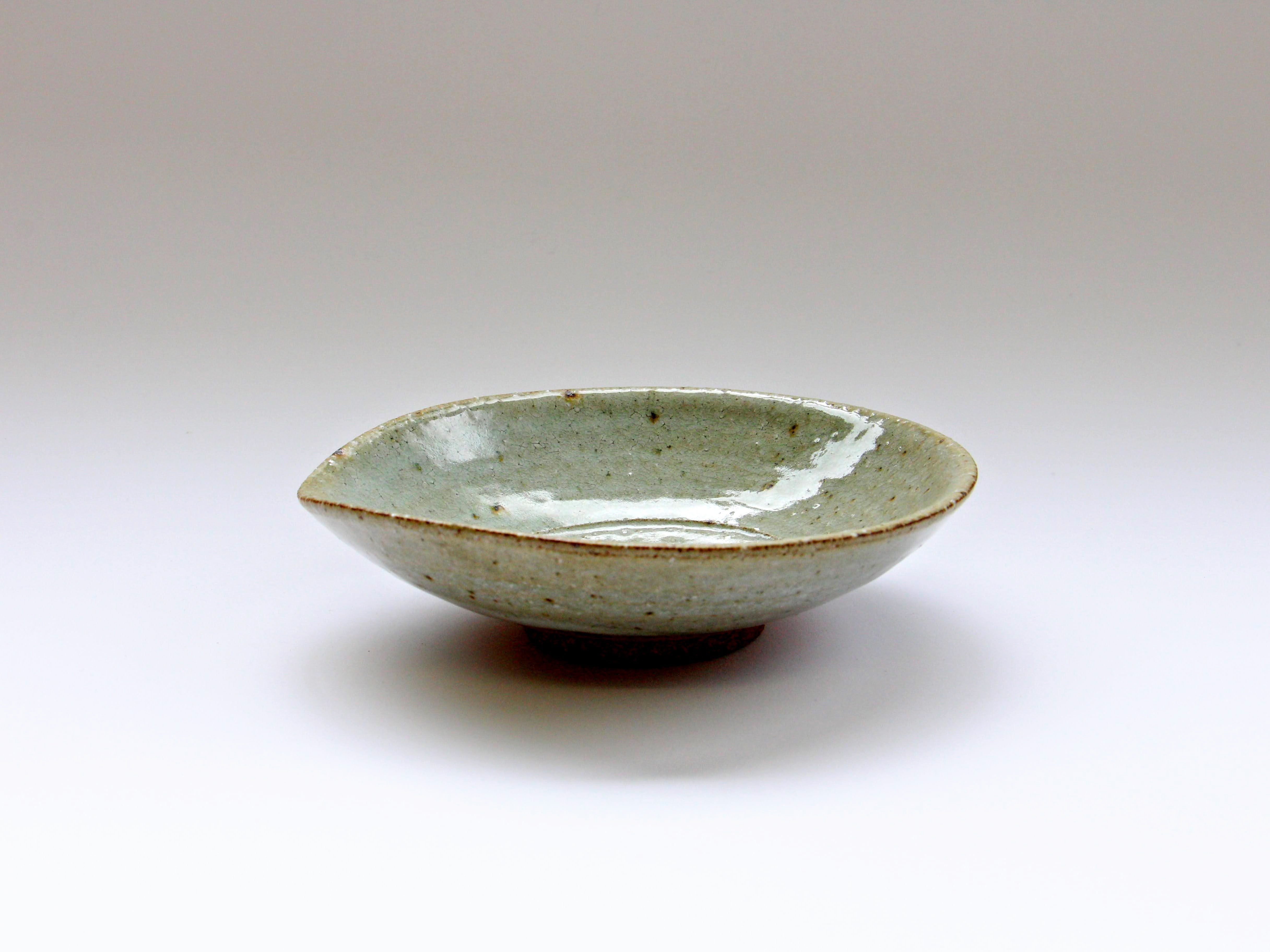 Ofukai Katakuchi 5 inch shallow pot [Hyozan kiln]