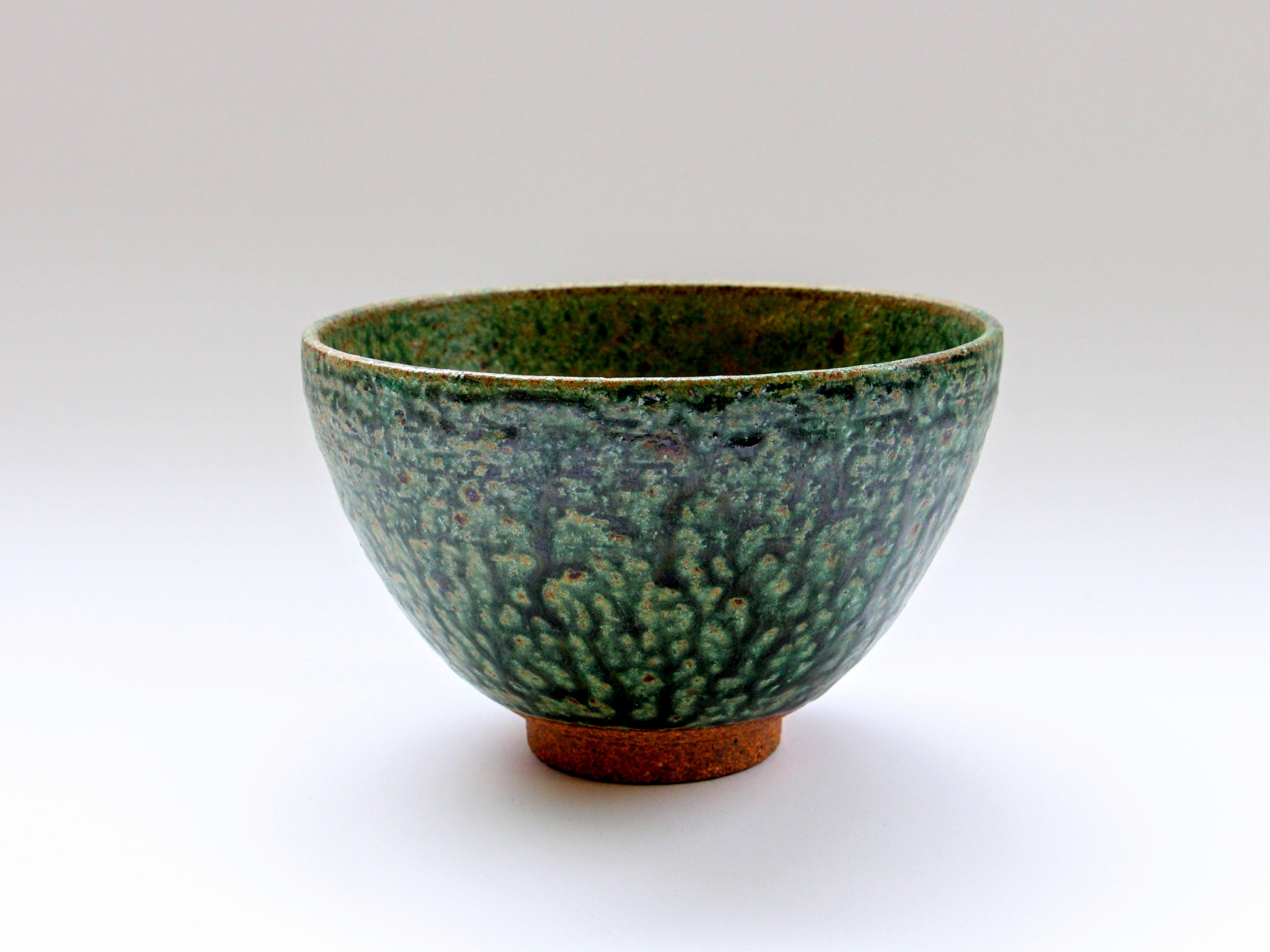 Oribe Kobiki 5.5-inch bowl [Hyozan-gama]