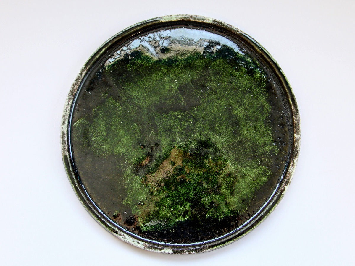 織部丸プレート皿 大【熊谷雅博】