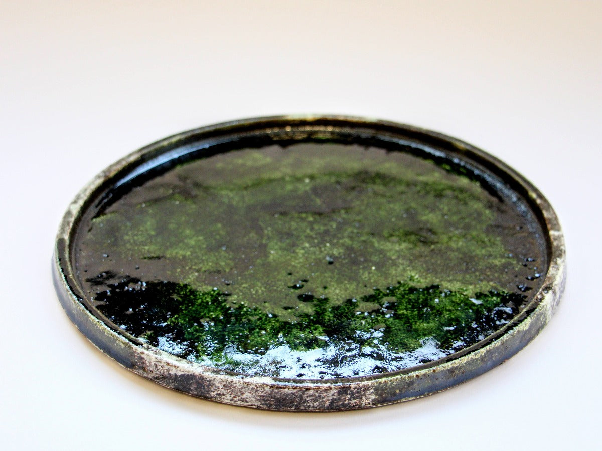 織部丸プレート皿 大【熊谷雅博】