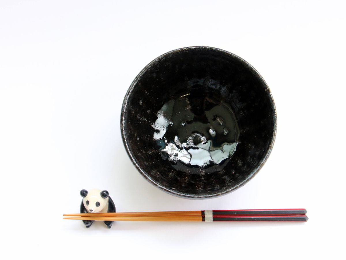 鼠灰釉丼 小【奥田誠二】