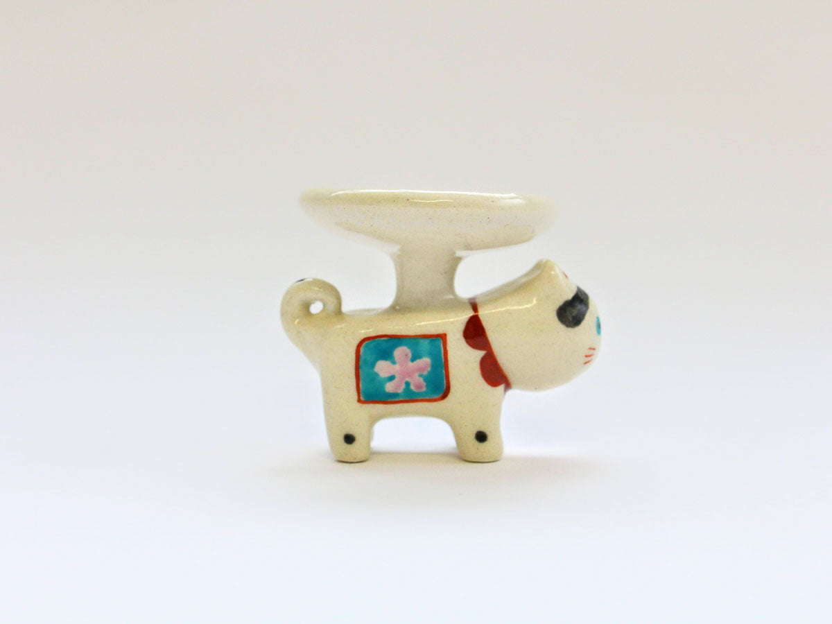 子守犬豆皿【牧田亮】