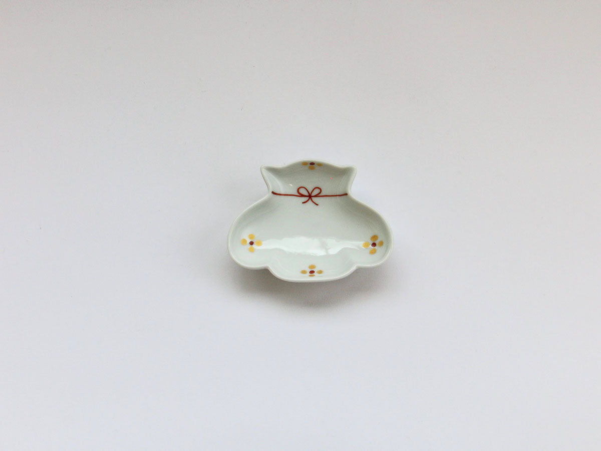 きらら赤巾着豆鉢【田森陶園】