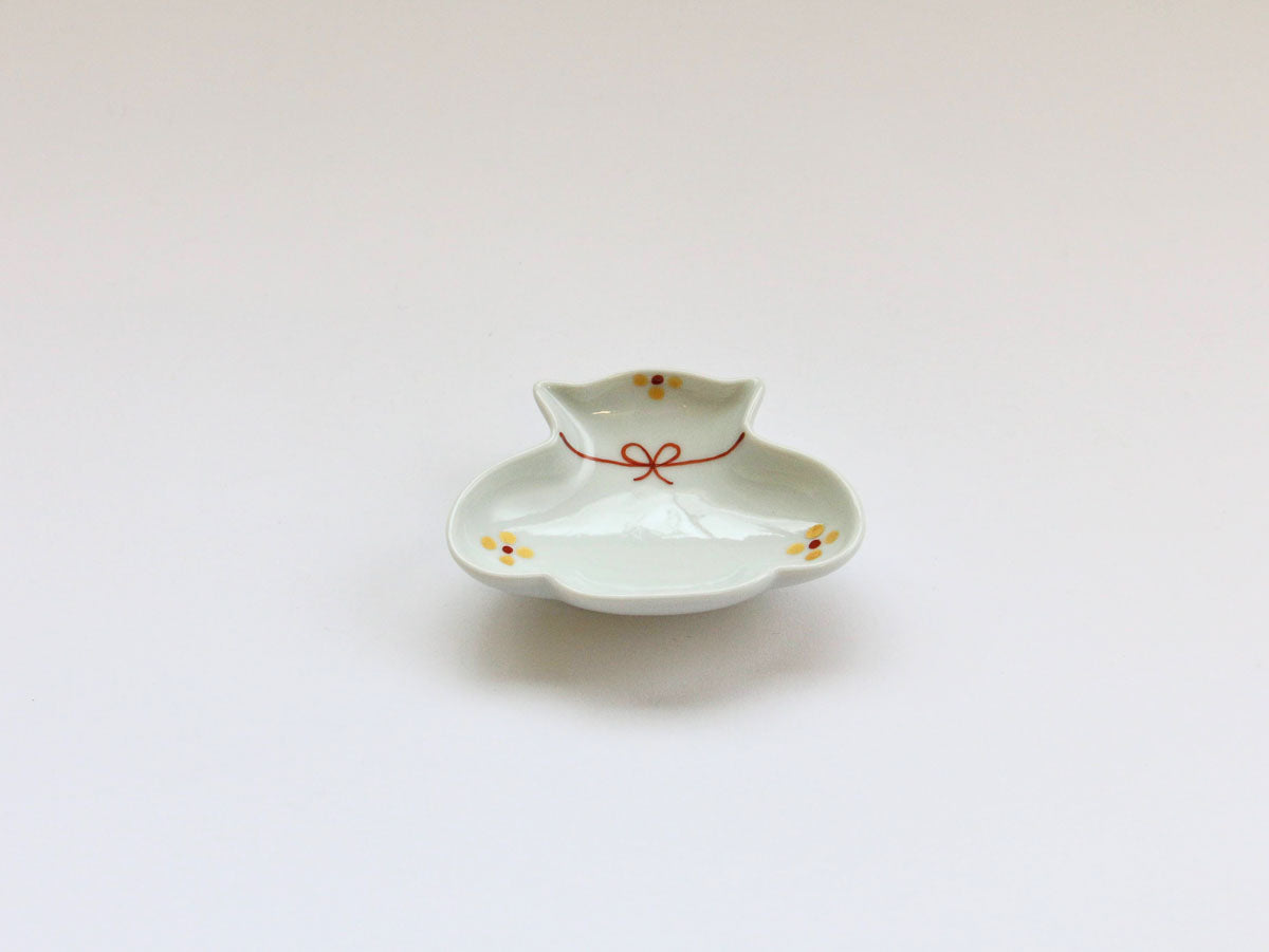 きらら赤巾着豆鉢【田森陶園】