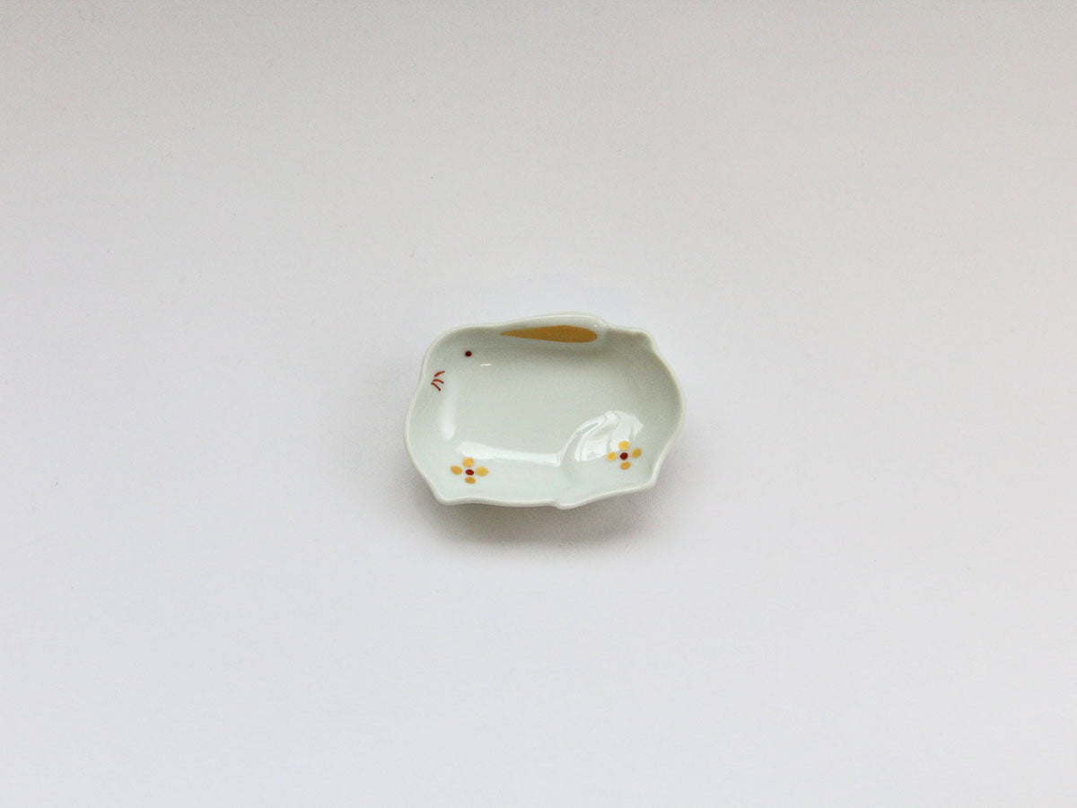 きらら赤うさぎ豆鉢【田森陶園】