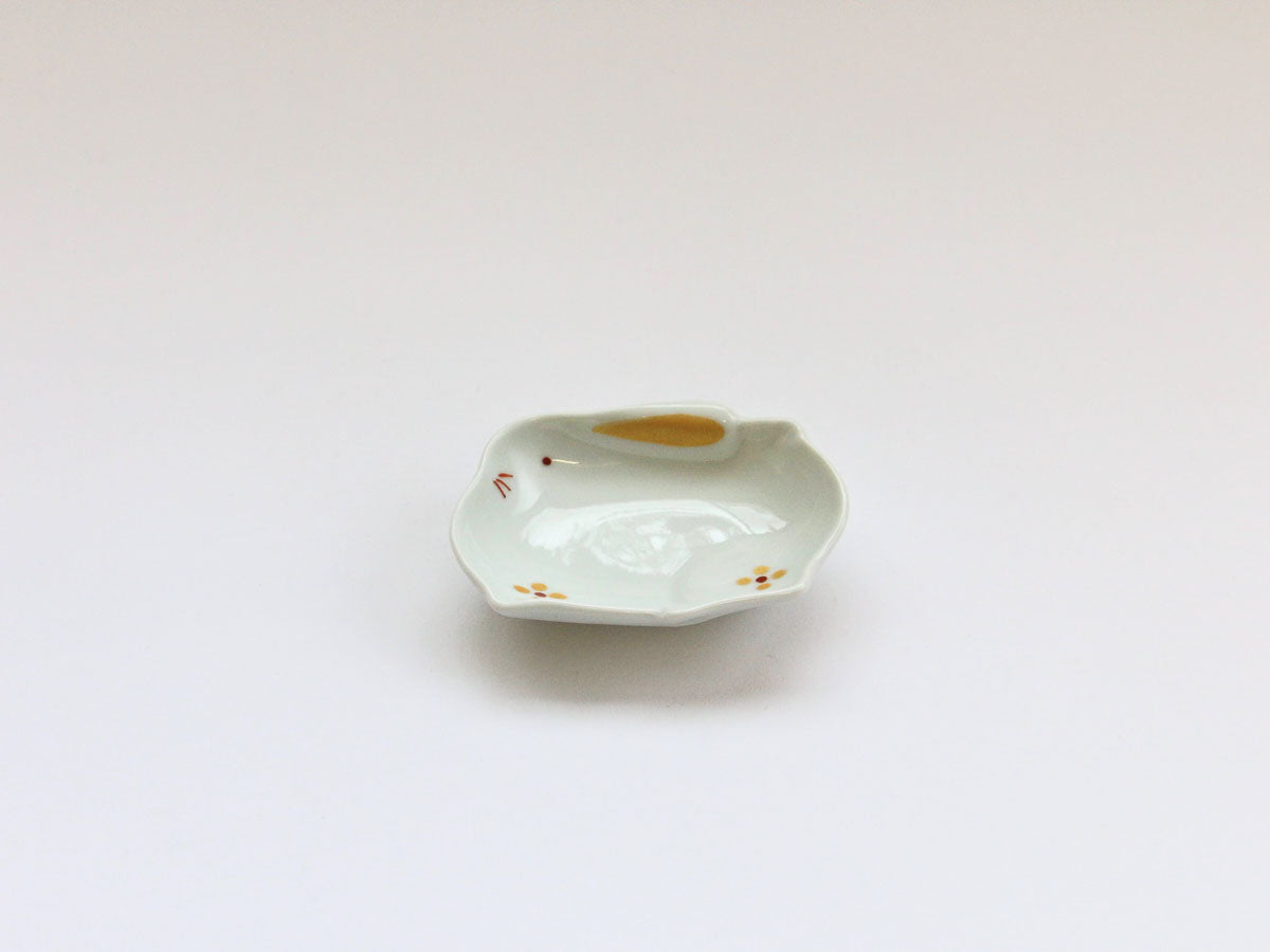 きらら赤うさぎ豆鉢【田森陶園】