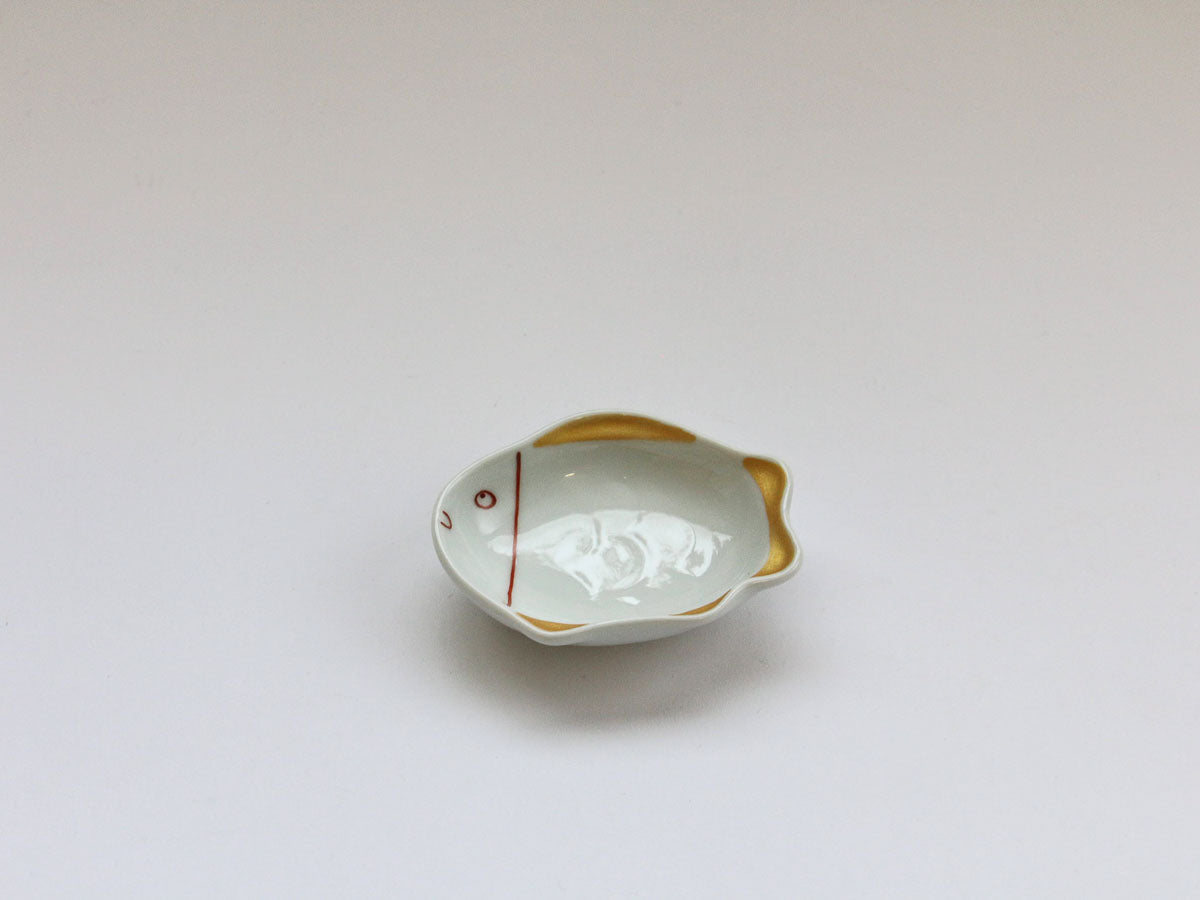 きらら赤さかな豆鉢【田森陶園】